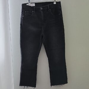 GAP Women's Charcoal Cropped Jeans